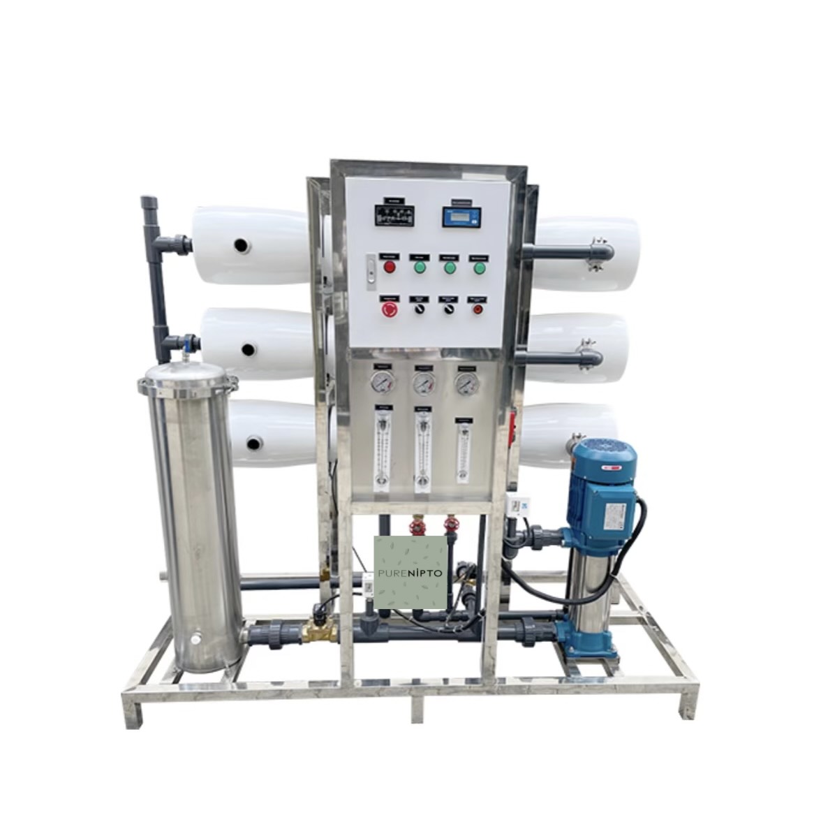 Βιομηχανική Αντίστροφη Όσμωση 4.000 λίτρα / ώρα (96 m3/ημέρα)