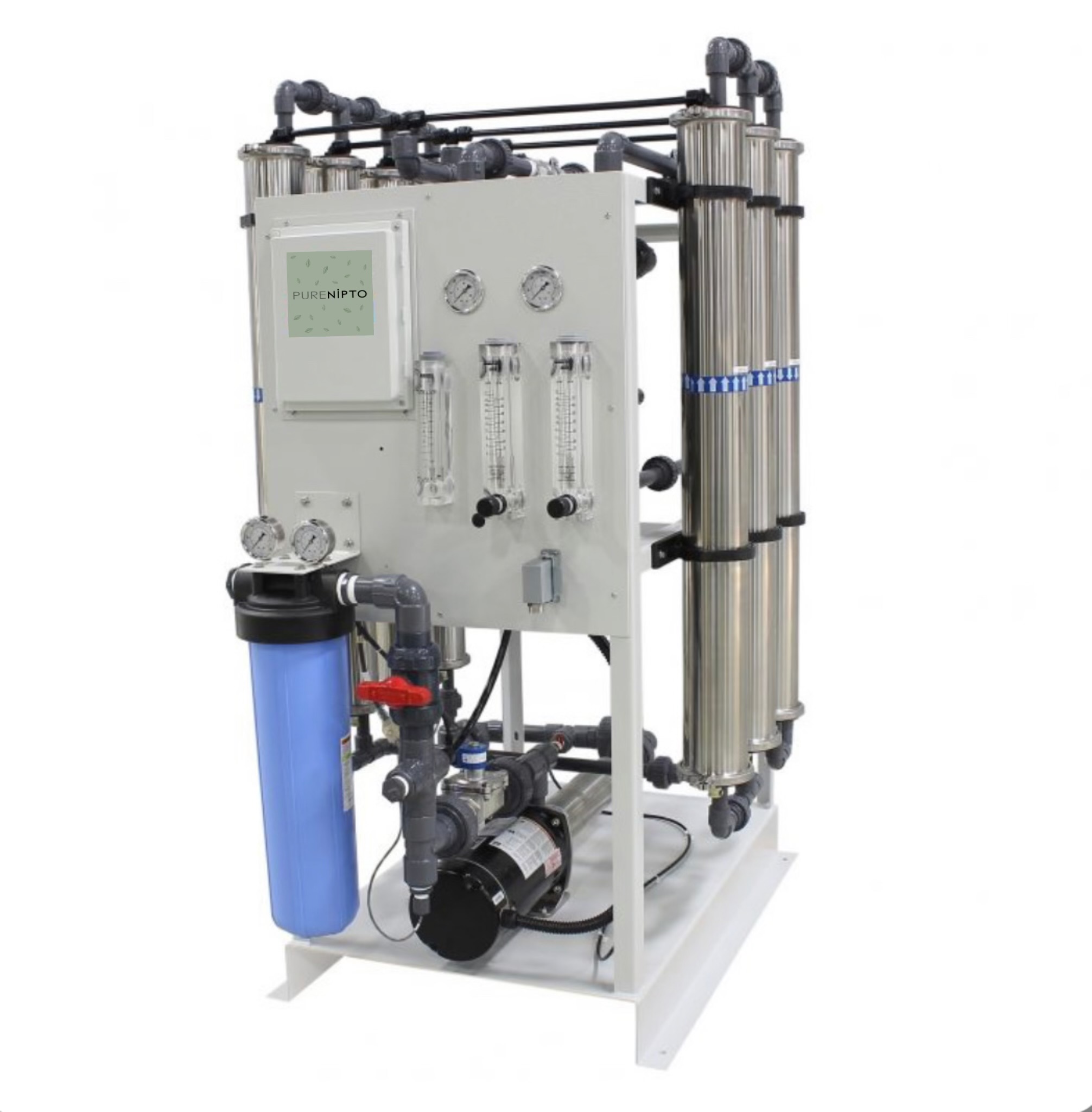 Βιομηχανική Αντίστροφη Όσμωση 2.000 λίτρα / ώρα (48 m3/d)